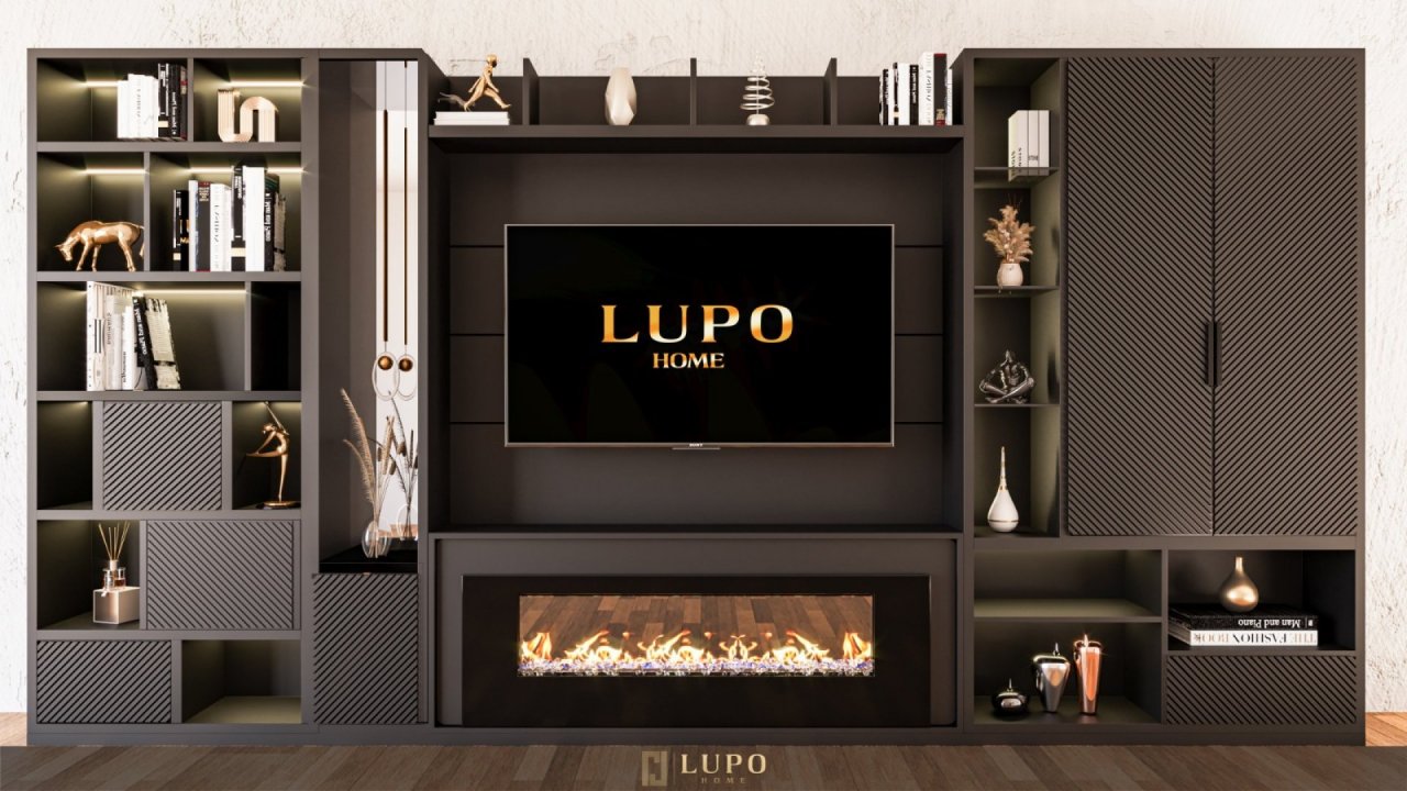 الأثاث الأكثر أناقة في مساحات المعيشة لدينا ؛ نماذج وحدات التلفزيون | Lupo Home - Masko